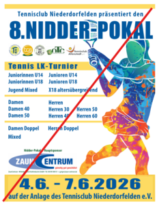 8. Nidder-Pokal im TC Niederdorfelden